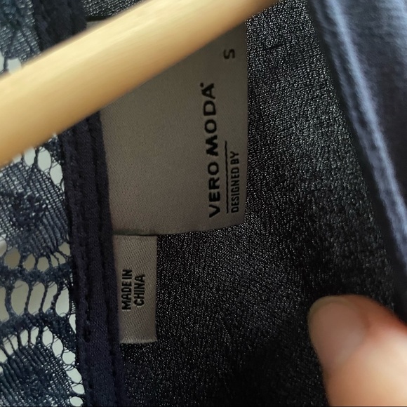 Navy Half Sleeve Top - Picture 6 of 6